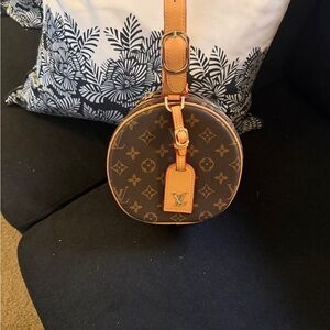 Brown Monogram Round crossbody